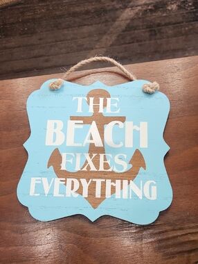 Hanging Wooden Sign